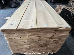 OEM Weißasche Holz Veneer Krone Schnitt 0,45 mm Dicke Platte AA-Qualität